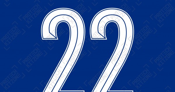 Dewsbury-Hall 22 (Official Name and Number Printing for Chelsea